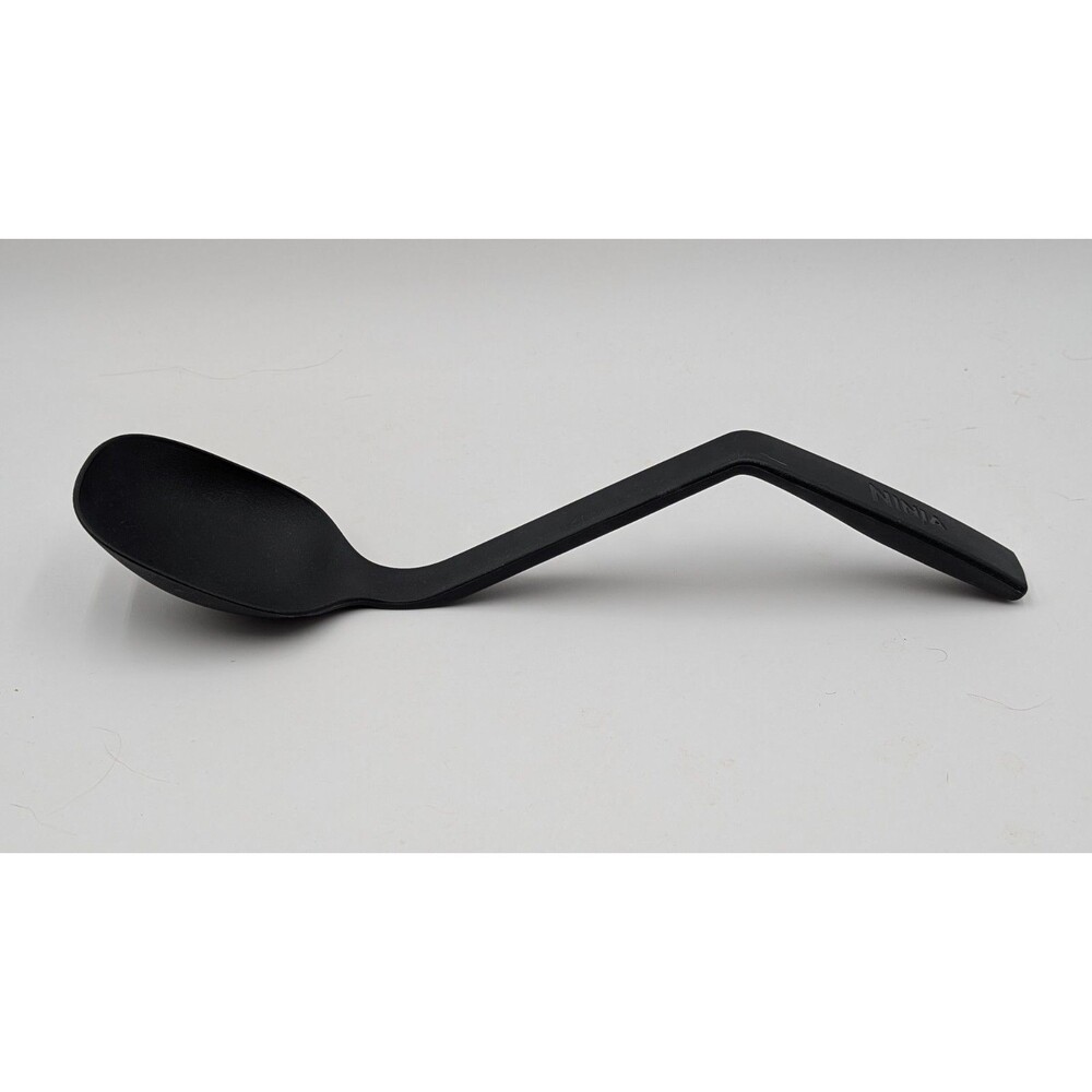 Ninja Cooking System Black Spoon/Ladle Replacement Utensil Long Curved Handle